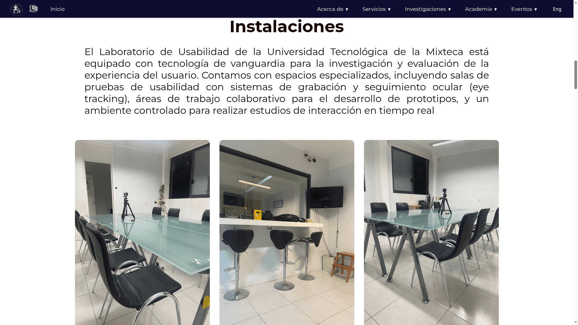 UsaLab Website screenshot 3