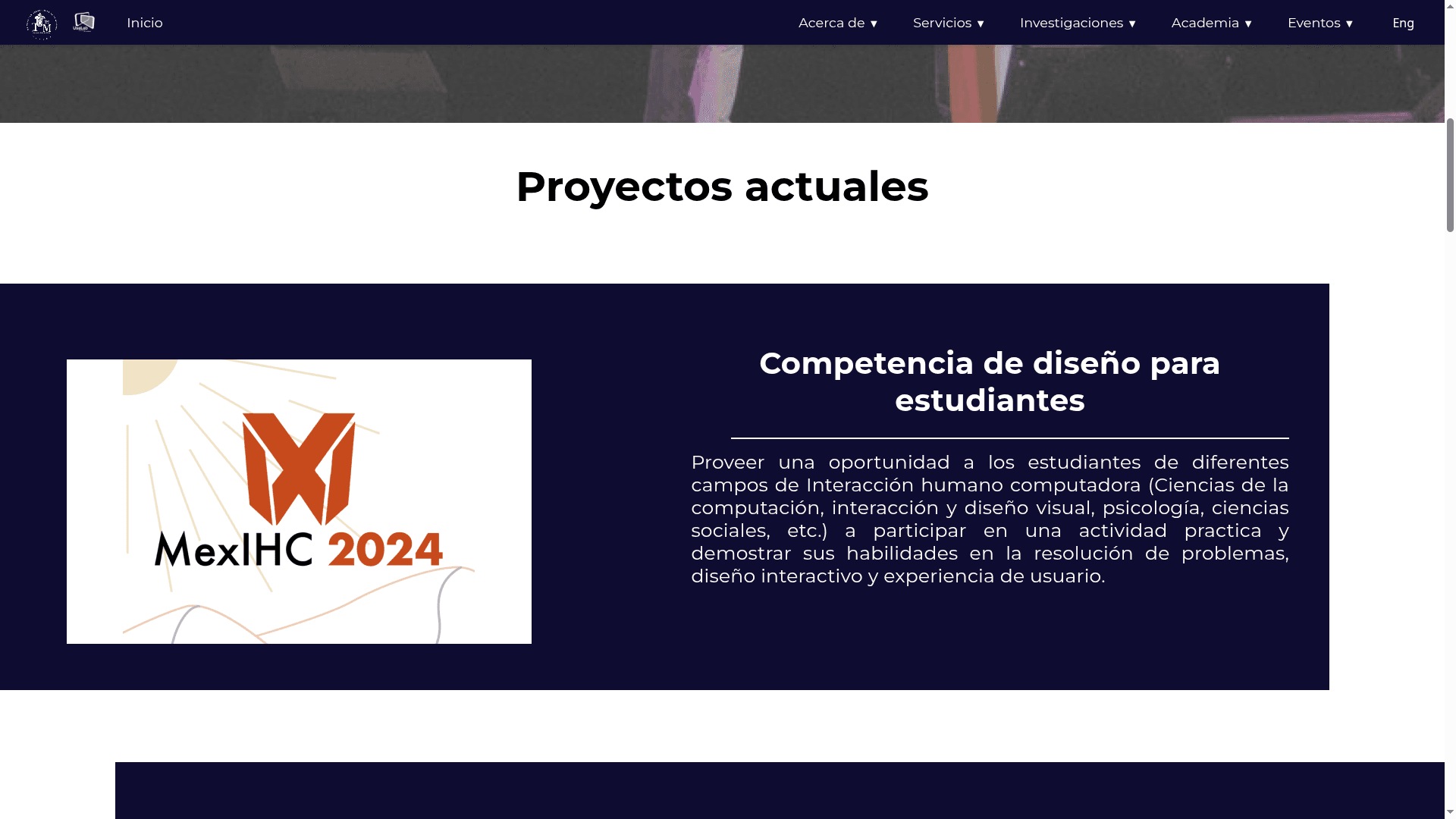 UsaLab Website screenshot 2
